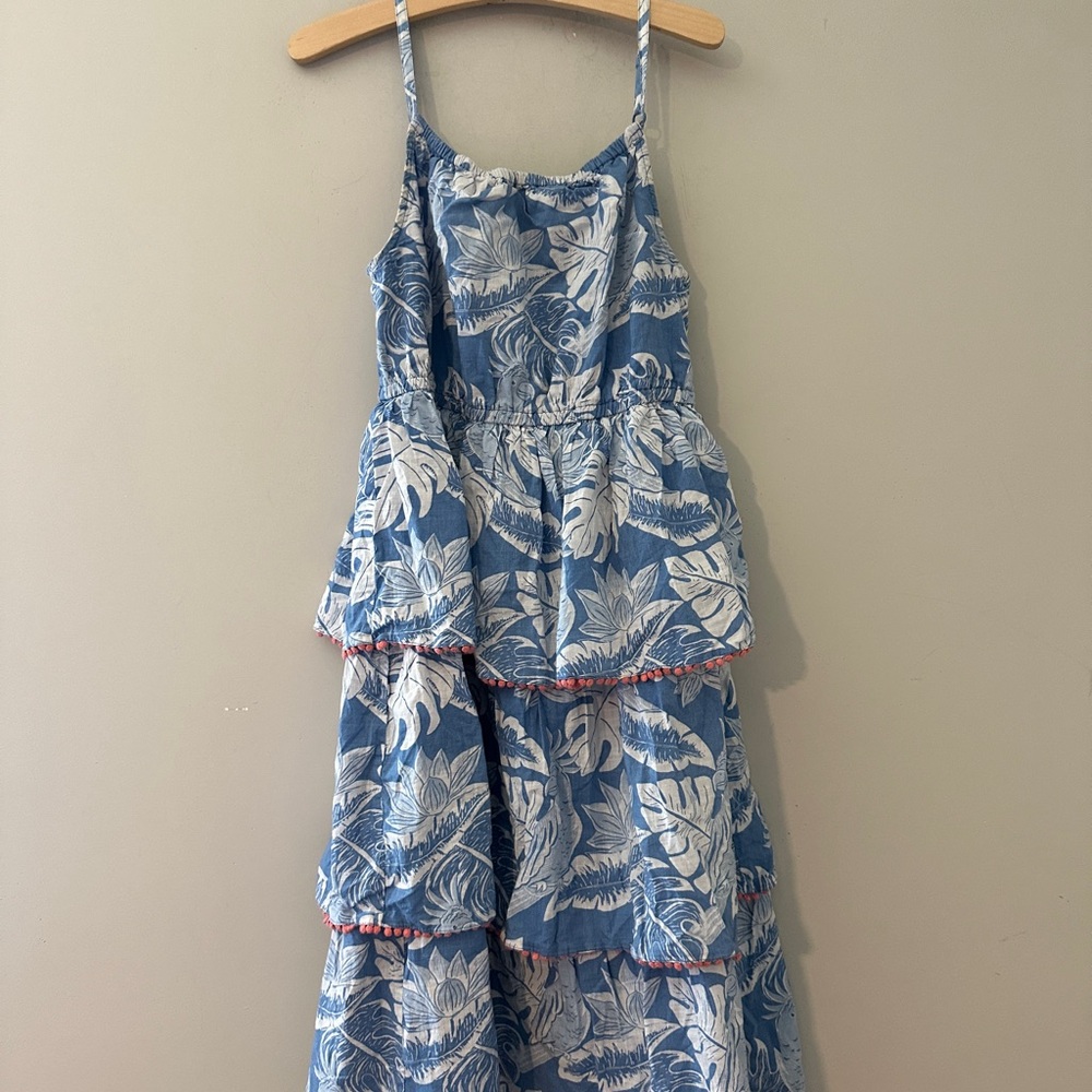 $26 ADD ON Mini Boden bird print dress 13-14Y Zara Hanna Andersson Old Navy